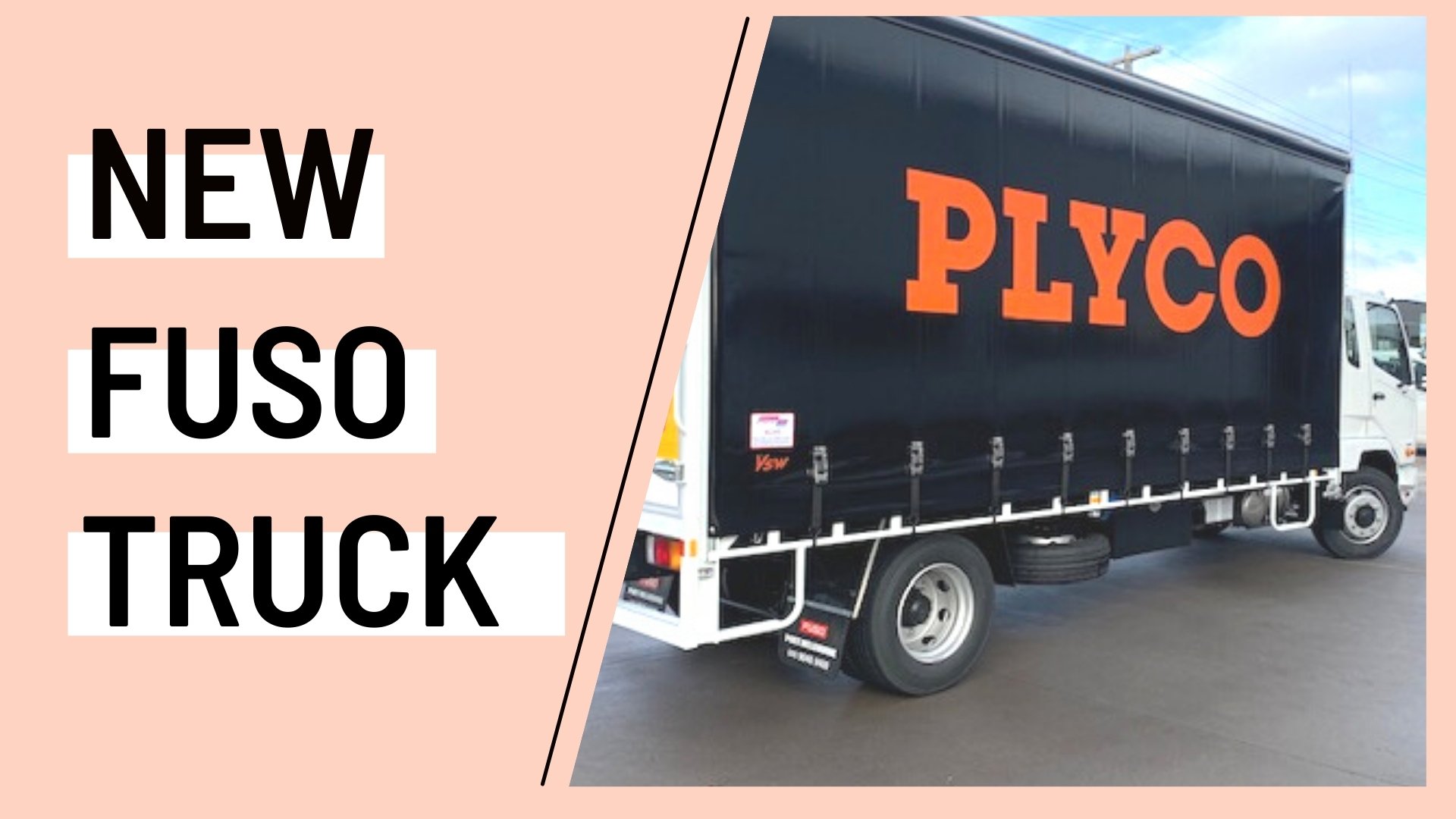 Plyco Mornington's new Fuso freight truck