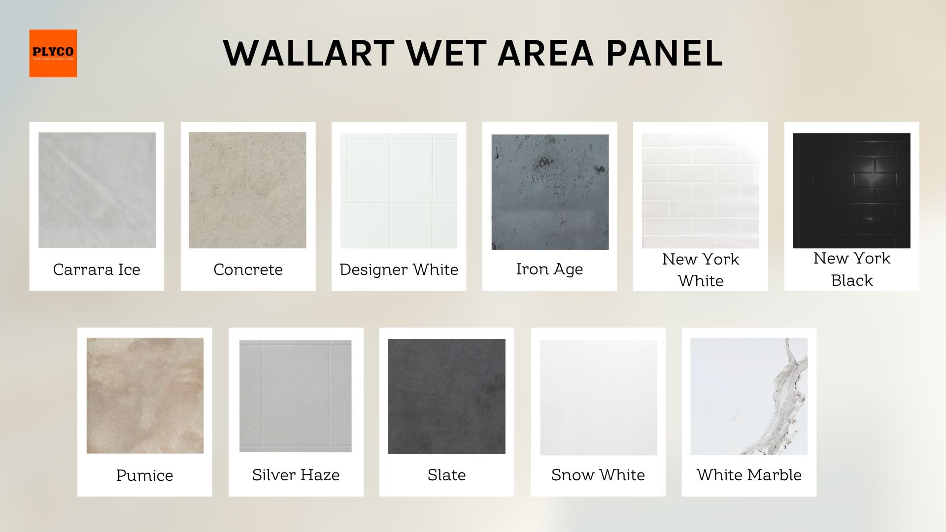 Full range of ForestOne WallART Wet Area panels available to buy online from local supplier, Plyco