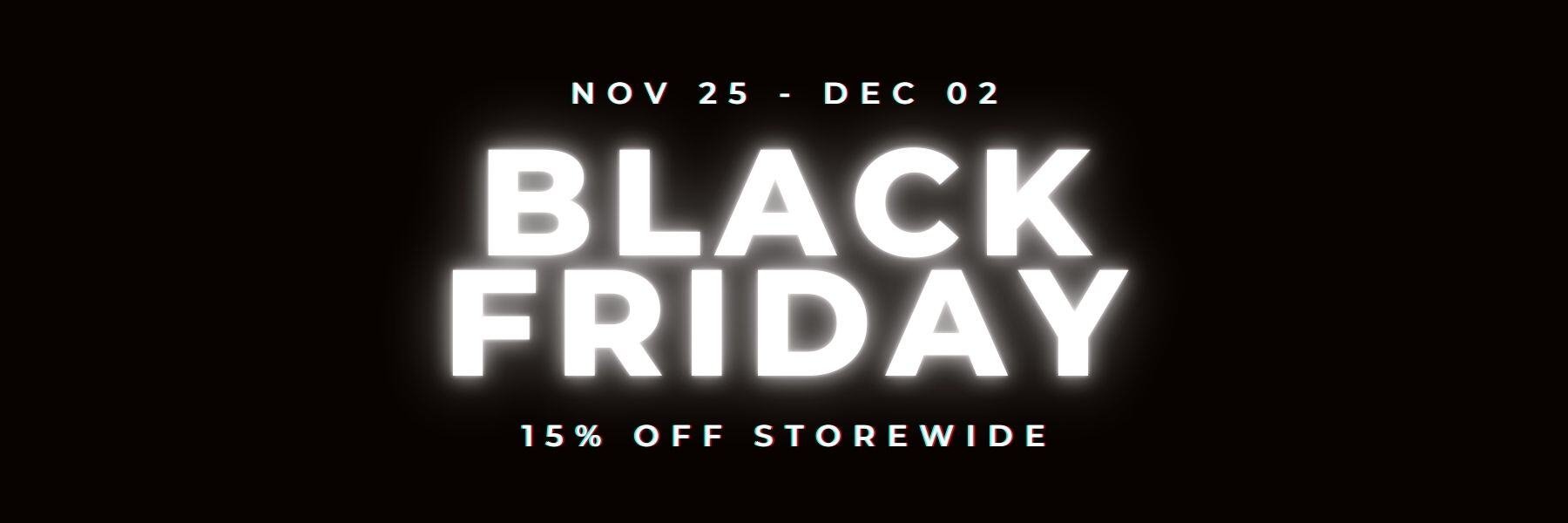 List of products available for Plyco's Black Friday Sale