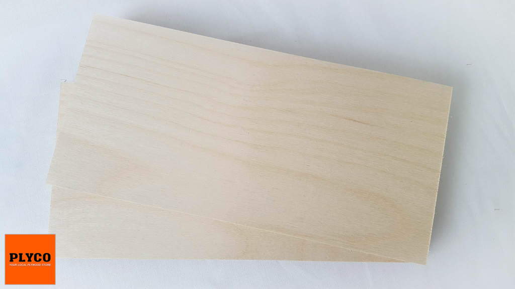 Laserply Laser Safe 5 Sheets of 3mm x 300x600mm Birch Ply Plywood # SECONDS # 