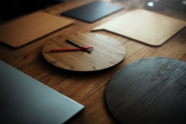 Clocks built with Laser Grade Plywood