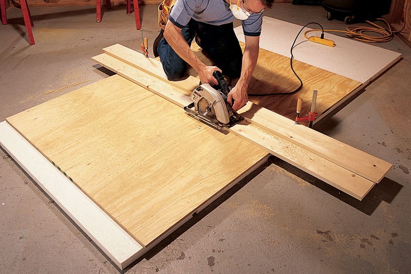 plywood cutting