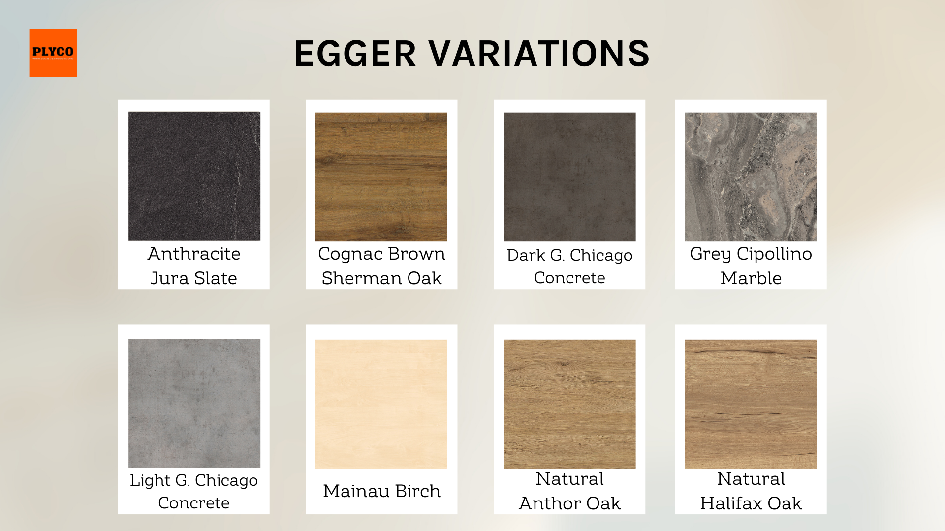 All New EGGER Worktops and Panels