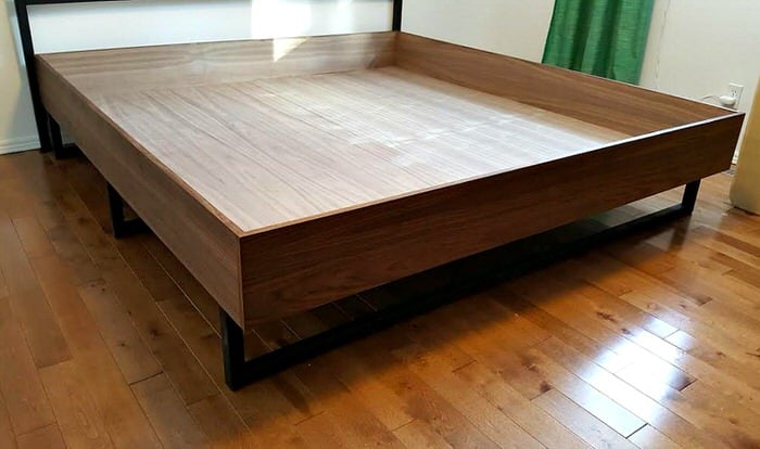 plywood bed frame 2