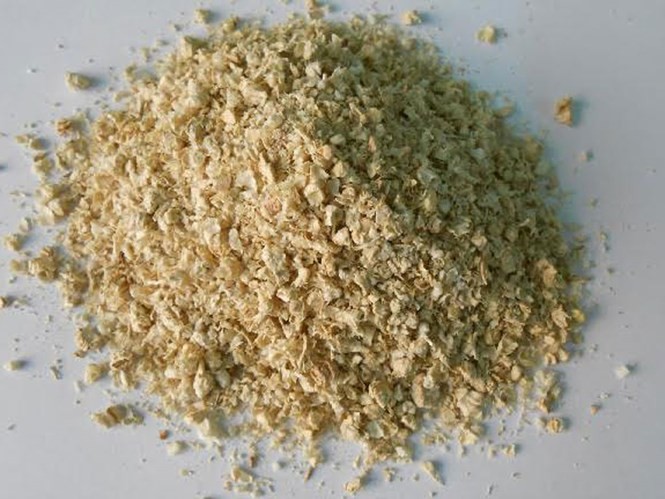 sawdust used to soak up plywood glue